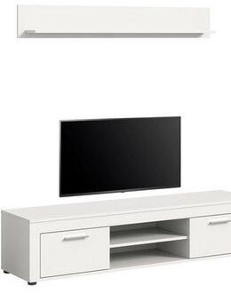 INOSIGN Wohnwand Aosta, Breite 310cm, best. aus: 2x Vitrine, Lowboard, Wandboard, Wohnwand, Kombination, Anbauwand, Möbel Set, Schrankwand, Möbel Kombi