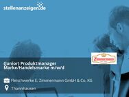 (Junior) Produktmanager Marke/Handelsmarke m/w/d - Thannhausen