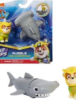 Spin Master Spielfigur Paw Patrol - Aqua Pups - Hero Pups Solid Rubble, (Set)
