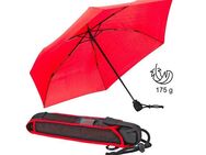 EuroSCHIRM® Taschenregenschirm light trek® ultra, rot, besonders leicht, kompakte Größe