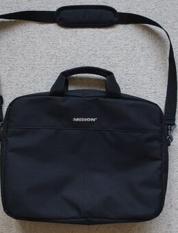 Medion Laptoptasche Notebooktasche Umhängetasche schwarz für 17" Notebooks - Niddatal