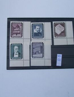 Briefmarken Österreich, Mi. 989-993 postfrisch, Randstücke - Erftstadt