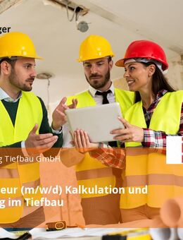 Bauingenieur (m/w/d) Kalkulation und Bauleitung im Tiefbau - Fiefbergen