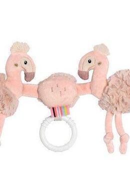 Fehn Kinderwagenkette Lazy, Crazy & Pink, Kinderwagenkette Flamingo