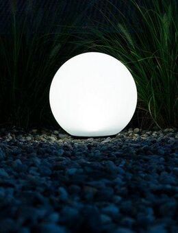 HEITRONIC LED Kugelleuchte Boule, LED fest integriert, Neutralweiß, Leuchtkugel, Kugelleuchte, Außen-Kugellampe