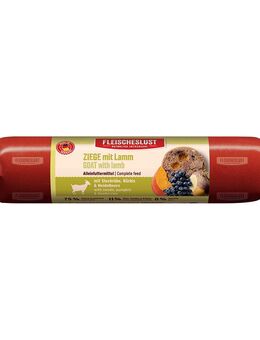 Fleischeslust Classic 6 x 800 g - Ziege mit Lamm mit Steckrübe, Kürbis & Heidelbeere