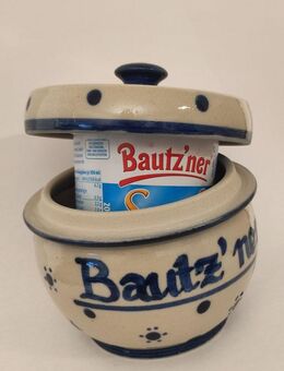 Senftopf blumig 2 -Bautzener- Keramik - incl. Bautzner Becher - Görlitz Zentrum
