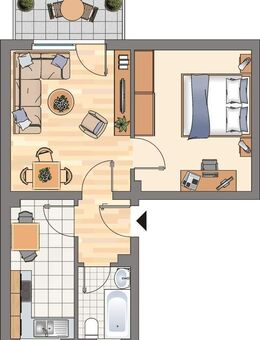 Demnächst frei! 2-Zimmer-Wohnung in Dortmund Benninghofen - Dortmund