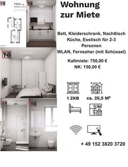 Zimmer Wohnungen voll Möbliert in Ludwigshafen Friesenheim - Ludwigshafen (Rhein)
