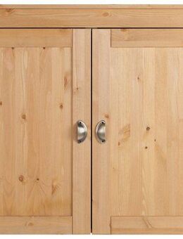 Home affaire Hängeschrank Oslo 100 cm breit, massiver Kiefer, 2 Türen, Metallgriffe, Landhaus-Optik