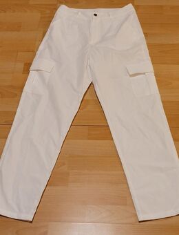 Modische leichte Weiße Damen Sommer Hose - Uchte