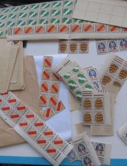 Block 30 Stk. Briefmarke Zone Francaise 24 Pf Briefpost , teilweise mit Rand - Berlin
