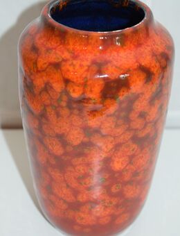 SCHEURICH Vase Fat Lava rot 238-18 Keramik glasiert Vintage NEUWERTIG - Ochsenfurt