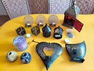 Verschiedene Teelichthalter / Orientalische Lichter / Teelichtkugeln / Teelichtgläser / Windlichter (Neuware) - Mammendorf