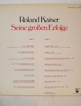 Roland Kaiser-Seine großen Erfolge-Vinyl-LP,1981 - Linnich
