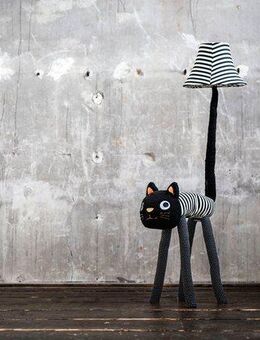 Happy Lamps for smiling eyes LED Stehlampe Luna die Katze, LED fest integriert, Neutralweiß, Hochwertig, Einzigartig, Tiermotiv