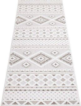 Carpet City Teppich In-& Outdoorteppich Santorini 435, 3D-Effekt, Boho-Look, rechteckig, Höhe: 5 mm, Wetterfest & UV-beständig für Terrasse, Balkon, Küche, Flur