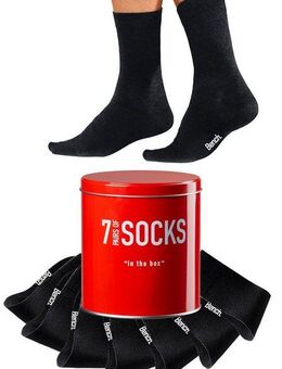 Bench. Businesssocken (Dose, 7-Paar) in der praktischen Dose