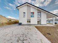 Neubau - Doppelhaushälfte (150 m²), Luft-Wärmepumpe, Garten & Terrasse - jetzt einziehen! - Bördeland