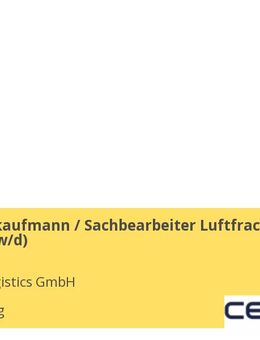 Speditionskaufmann / Sachbearbeiter Luftfracht Export (m/w/d) - Nürnberg