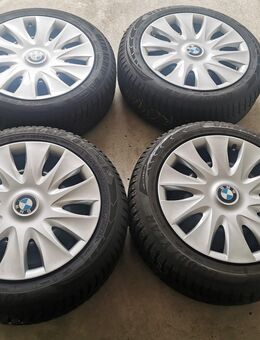 4 Winterräder BMW 1er F20 F21 RDKS 195/55 16 Zoll inkl. Radvollblenden - Heiligenhaus