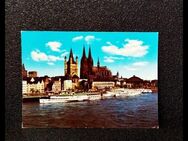 Postkarte-Köln am Rhein. Ansicht mit Dom. -ungelaufen. - Nörvenich