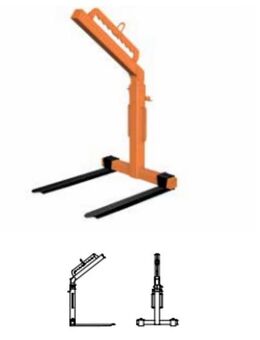 NEU Lager Abverkauf ! Ladegabel Palettengabel Kran manuell 1500KG - Hamminkeln
