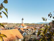 große Wohnung mit Garten und Ausblick über den Dächern von Nesselwang - Nesselwang