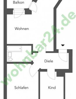 [] gohlis-süd [] kleine 3-raum im 3.og [] südbalkon [] offene küche [] einbauküche [] laminat [] - Leipzig