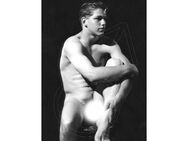 Mann Akt Foto ca.10x15 cm Hochglanz Bild Nackt Aktfotografie Erotik (328) - Wuppertal