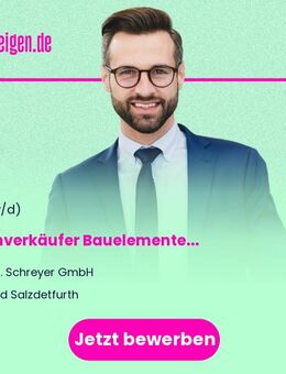 Fachverkäufer Bauelemente (m/w/d) - Bad Salzdetfurth