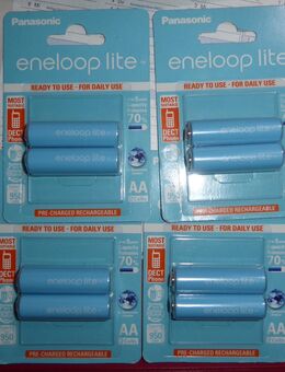 8 Akkus Panasonic Lite AA / 950 mAh / Kostenl. Versand - Bietigheim-Bissingen