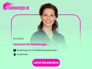 Facharzt für Radiologie (m/w/d) - Rosenheim