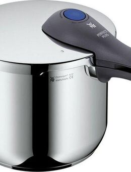 WMF Schnellkochtopf Perfect Plus, Cromargan® Edelstahl Rostfrei 18/10, Dampfkochtopf mit abnehmbarem Deckelgriff, Induktion