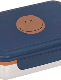 LÄSSIG Lunchbox Little Gang, Smile navy, Edelstahl, Polyprophylen (PP), Silikon, (1-tlg)