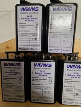 Fünf Wemas Batterien - Rheine
