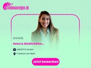 News & Media Editor (m/w/d) - Frankfurt (Main)