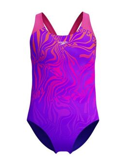 Speedo Badeanzug Girls Digital Placement Splashback für Mädchen (1-St) schnell trocknend