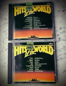 Hits of the world 1984/1985 + 1986/1987 2 CD zus. 3,- - Flensburg