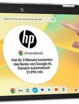 HP 14b-cd0011ng Chromebook (35,6 cm/14 Zoll, Intel N100, UHD Graphics, 128 GB SSD)