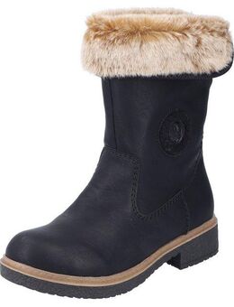 Rieker Winterstiefelette, Winterboots, Warmfutter, Blockabsatz, mit Innenreißverschluss
