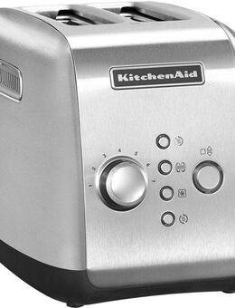 KitchenAid Toaster 5KMT221ESX Edelstahl, 2 kurze Schlitze, für 2 Scheiben, 1100 W
