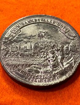 Zinnmedaille Hungerjahr 1847 in Halle a.d. Saale Erntesegen - Mannheim