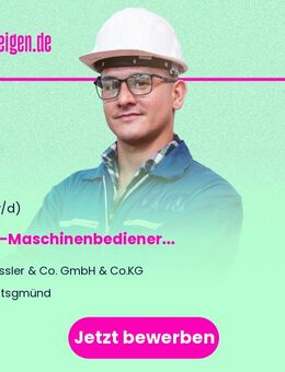 CNC-Maschinenbediener (m/w/d) - Abtsgmünd