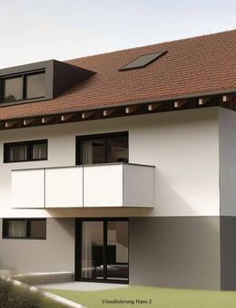Klein aber Fein: 2-Zimmer-Apartment mit Balkon im Neubauprojekt - Raubling