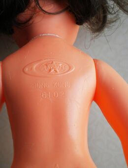 Playmates,Hongkong,6102-Puppe,ca. 25 cm,Alt - Linnich
