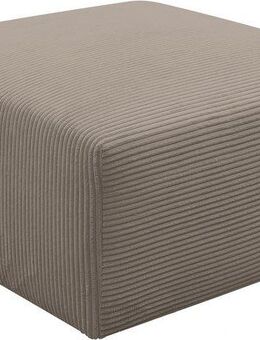WERK2 Polsterhocker Zeus-XL, Curvy Trend Hocker mit urbaner Optik
