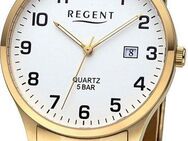 Regent Quarzuhr F1418 - 18554599, Armbanduhr, Herrenuhr, Datum, Leuchtzeiger