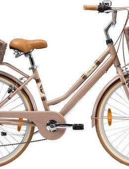 Bikestar Cityrad, 7 Gang Shimano RD-TY21 Schaltwerk, Kettenschaltung, für Damen, Kettenschaltung