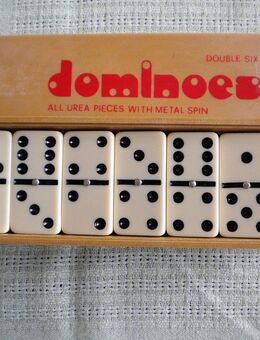 Double Six-Spiel-Domino in Kiste - Linnich